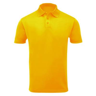 Yellow Collar Neck Matty PC T shirt