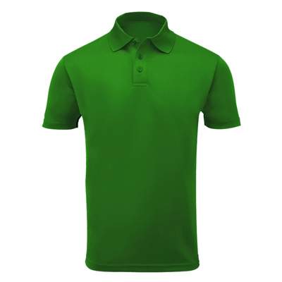 Green Collar Neck Matty PC T shirt