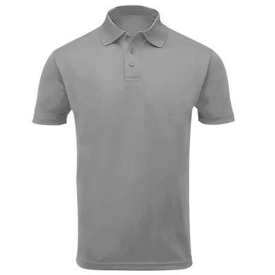 Light Grey Collar Neck Matty PC T shirt