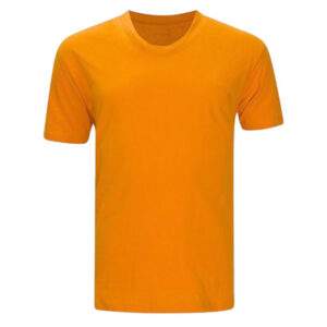 Orange Round Neck T shirt