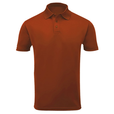 Orange Collar Neck Matty PC T shirt