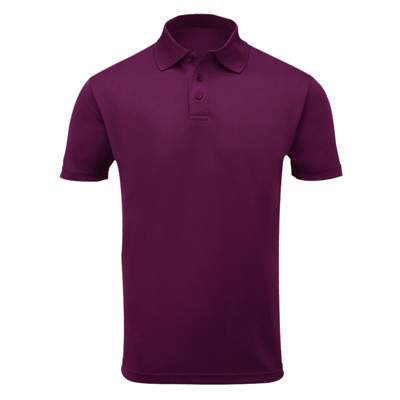 Purple Collar Neck Matty PC T shirt