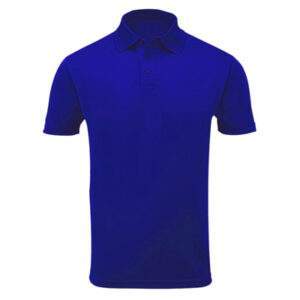 Royal Blue Collar Neck Matty PC T shirt